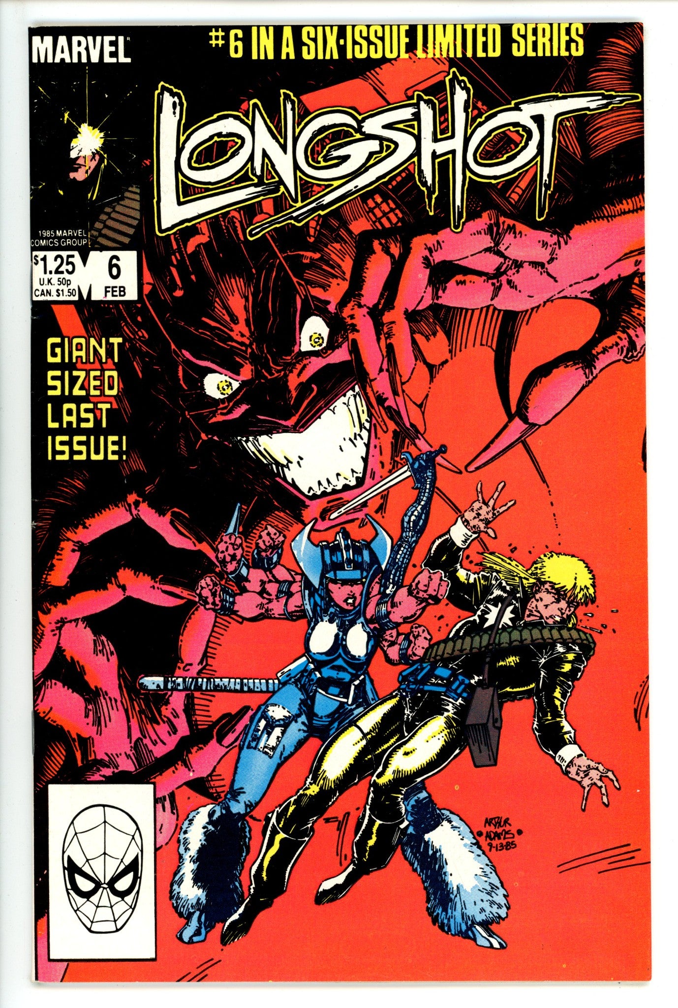 Longshot Vol 1 6 FN/VF (1986)