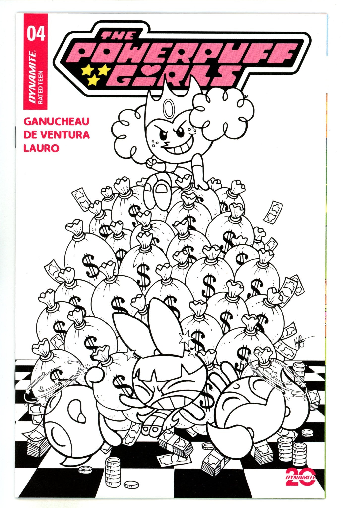 Powerpuff Girls 4 Haeser B&W Incentive Variant (2024)