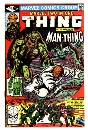 Marvel Two-in-One Vol 1 77 High Grade (1981)