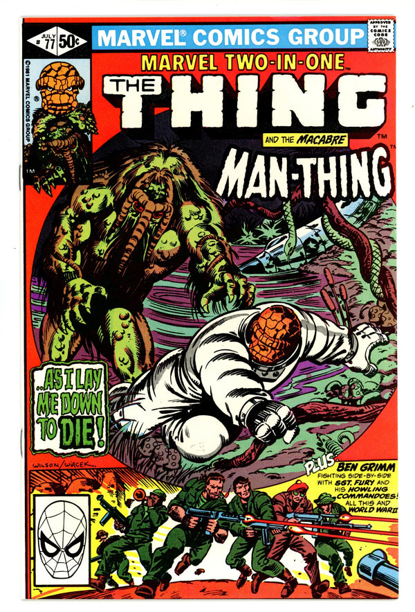 Marvel Two-in-One Vol 1 77 High Grade (1981)