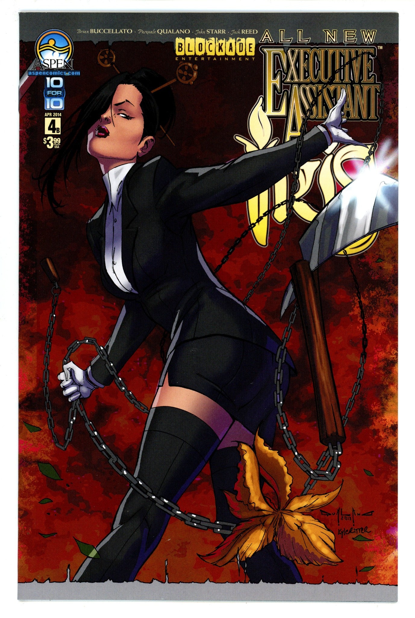 All New Executive Assistant: Iris 4 High Grade (2014) Qualano Variant 