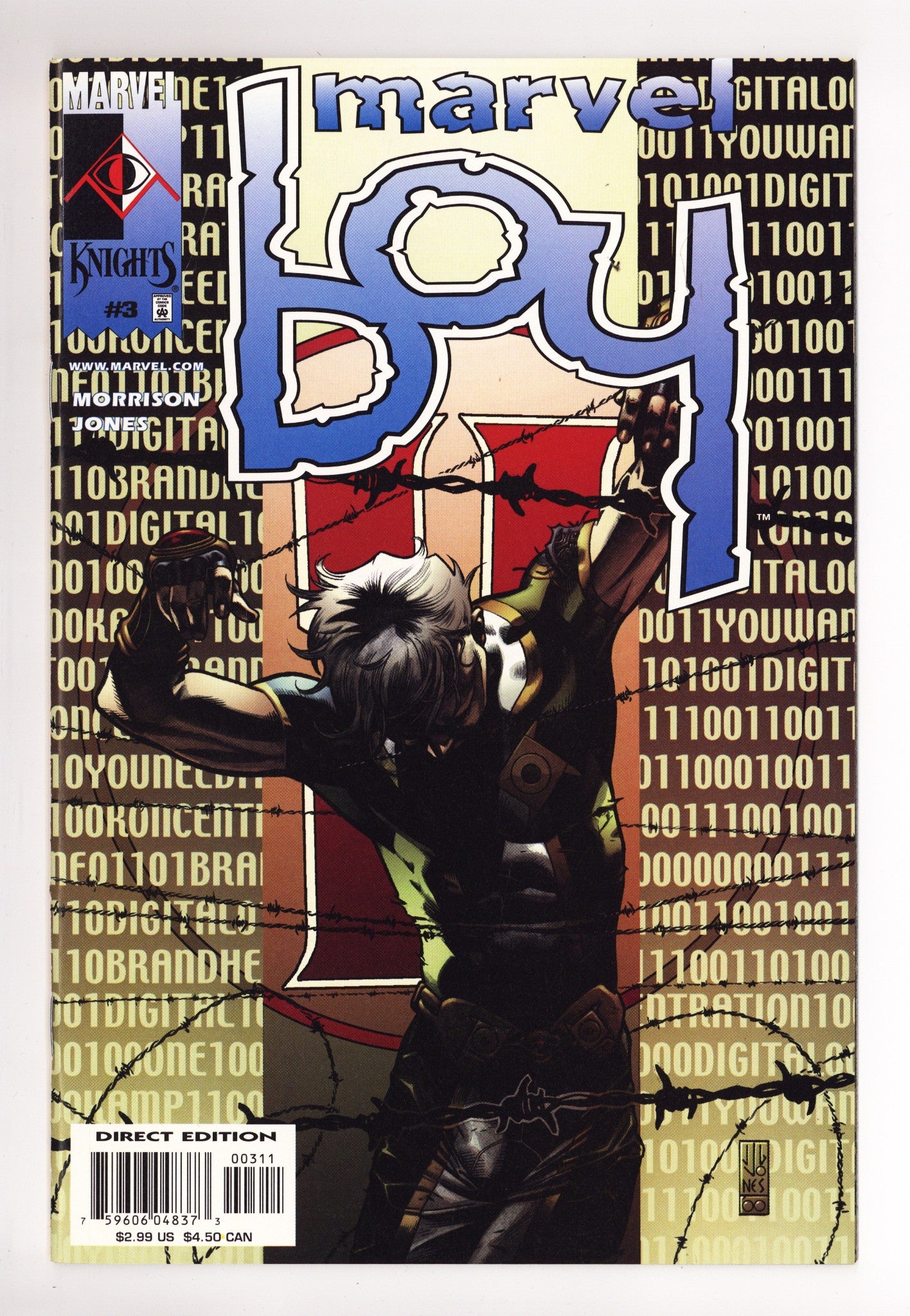 Marvel Boy Vol 2 3 High Grade (2000) 