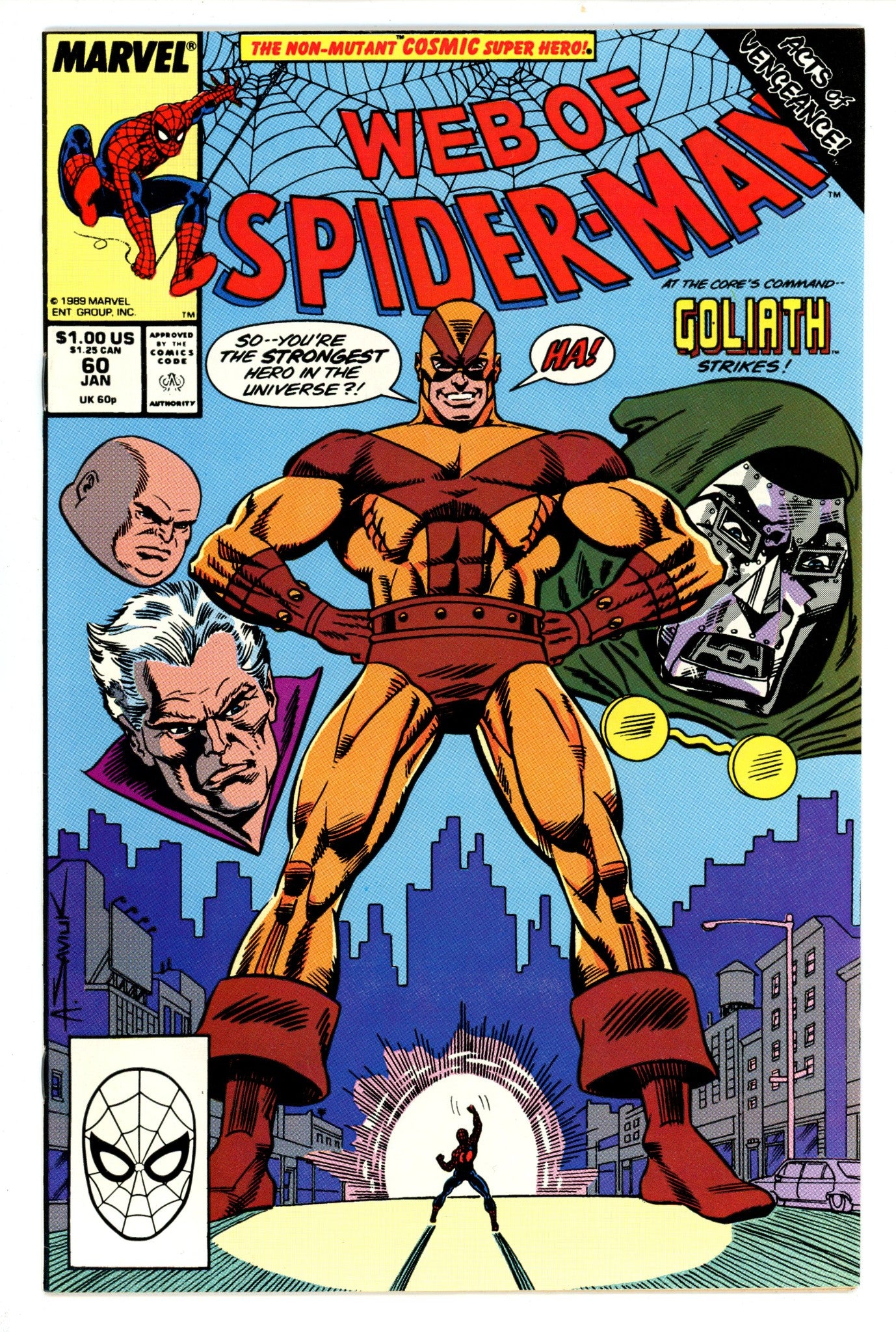 Web of Spider-Man Vol 1 60High Grade(1990)