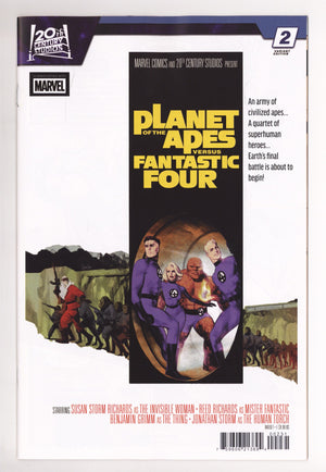 Planet Of The Apes Vs. Fantastic Four 2 Go Homage Variant (2026)