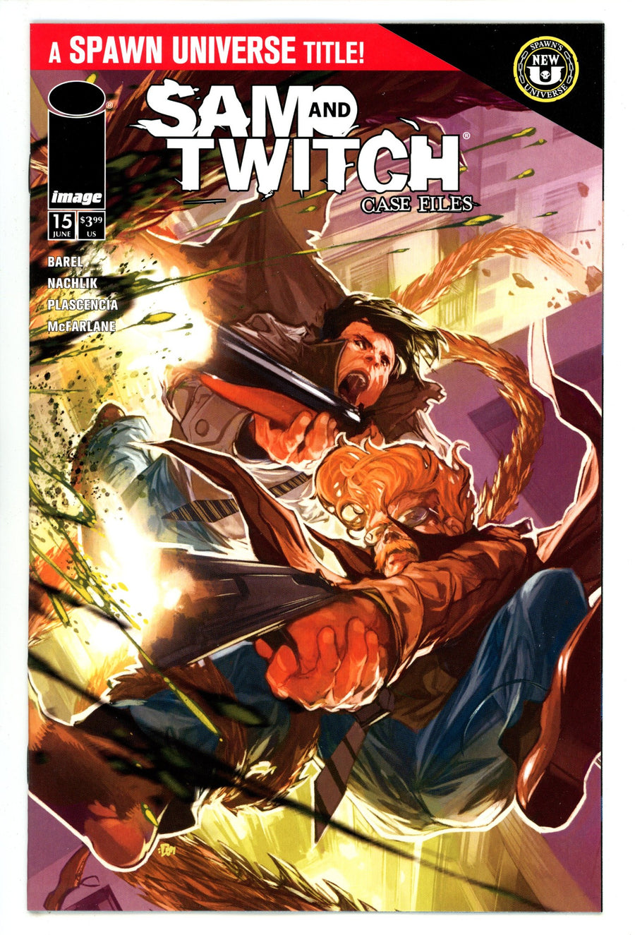 Spawn Sam And Twitch Case Files  15 Aguillo  Variant   (2025)