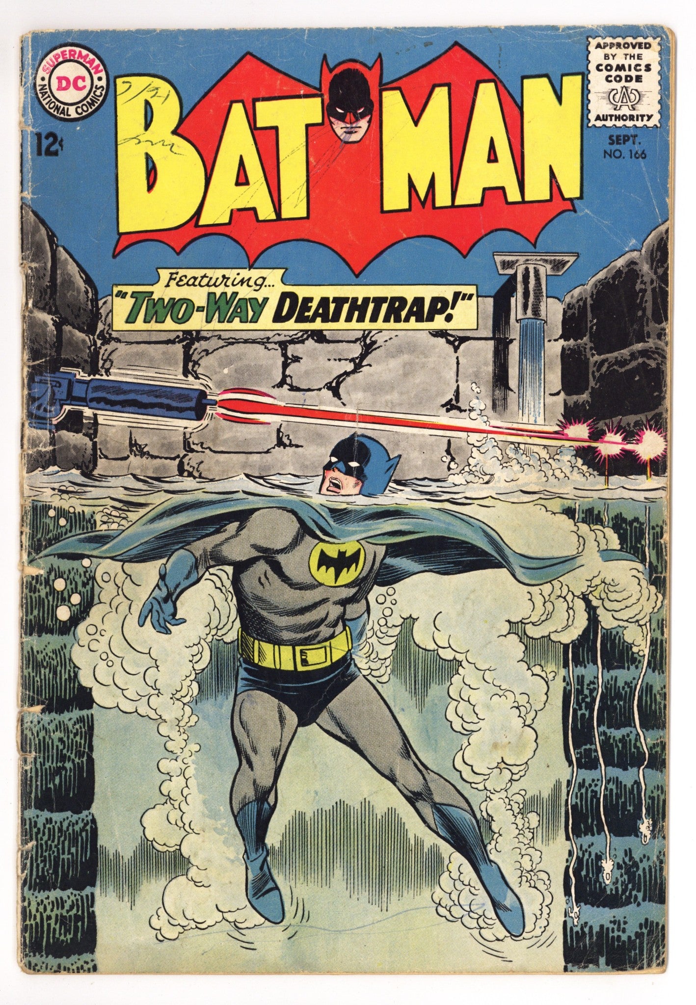 Batman Vol 1 166 GD (2.0) Bottom Staple Detached (1964) 