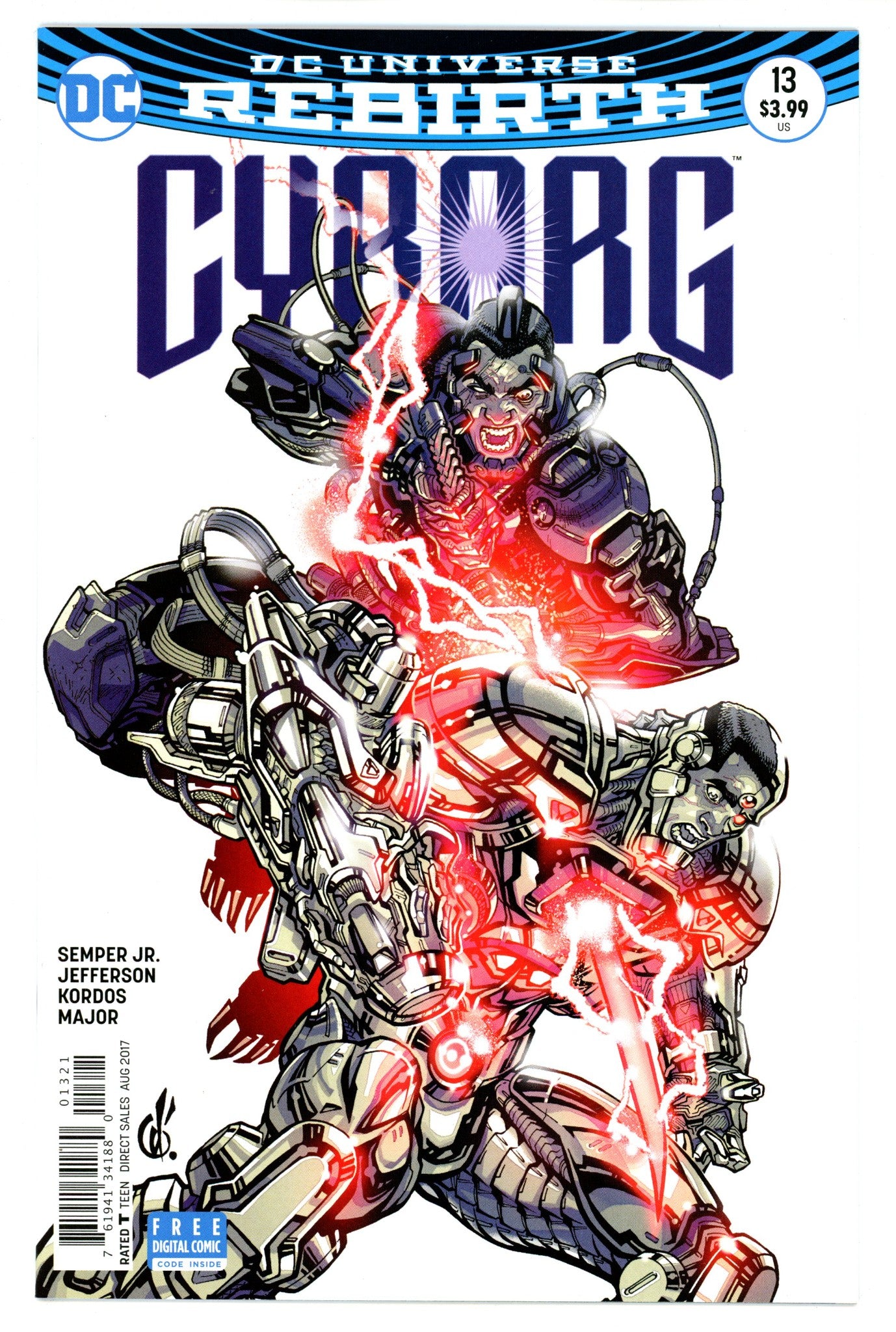 Cyborg Vol 2 13 High Grade (2017) D'Anda Variant 