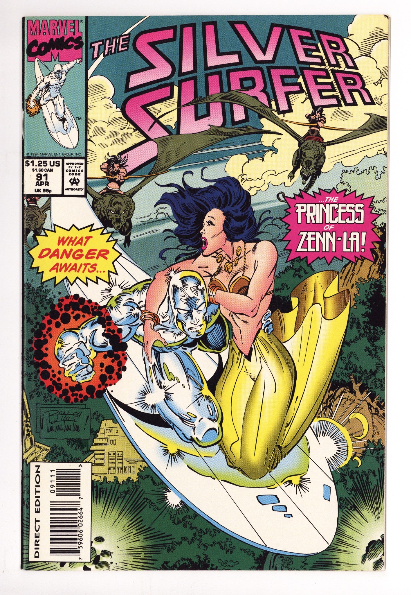 Silver Surfer Vol 3 91 High Grade (1994) 