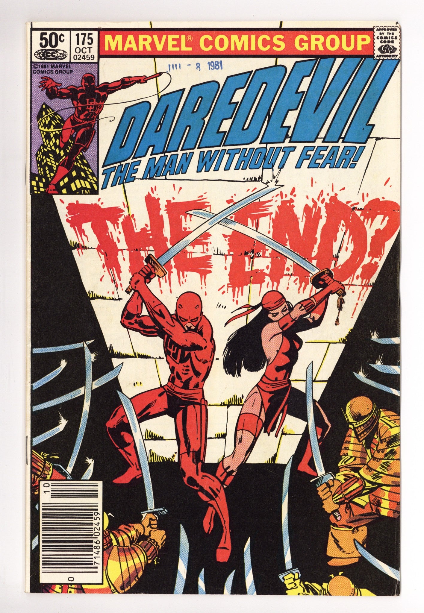 Daredevil Vol 1 175 VG (4.0) (1981) Newsstand 