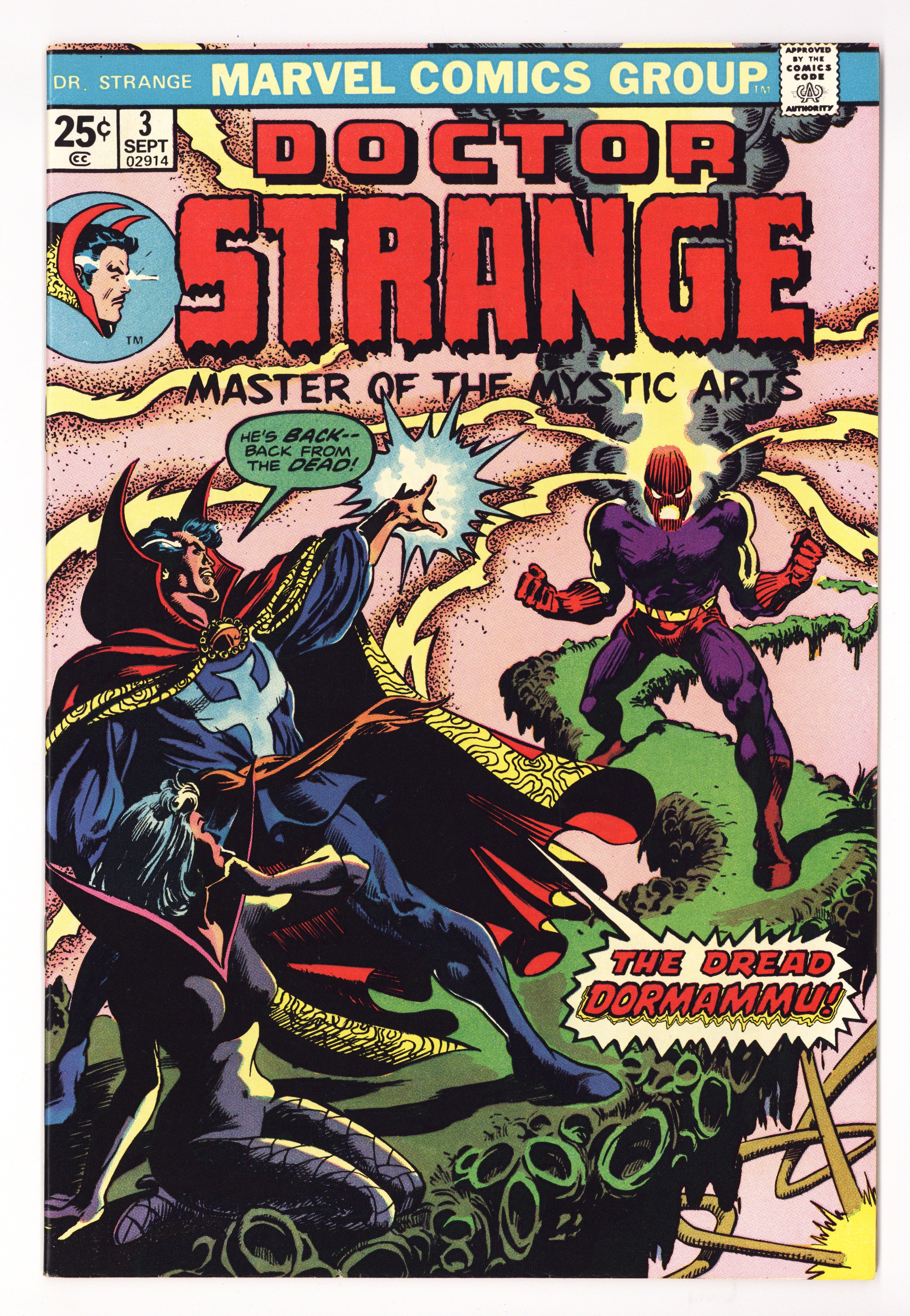 Doctor Strange Vol 2 3  VF/NM (9.0)   (1974)        
