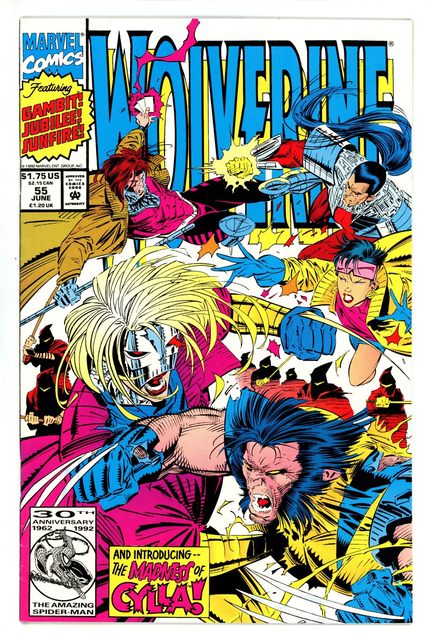 Wolverine Vol 2 55 Mid Grade (1992) 