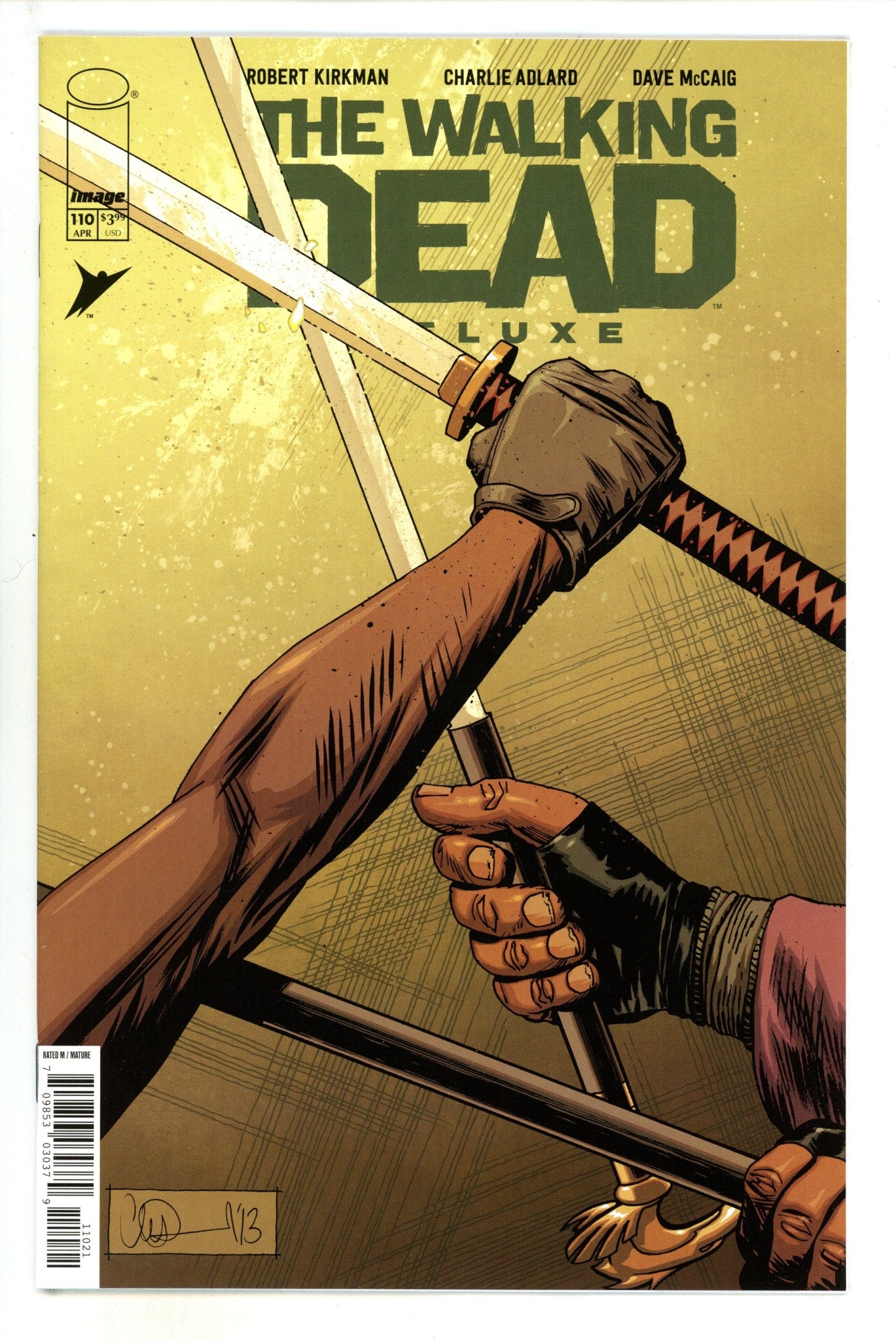 Walking Dead Deluxe 110 Adlard Variant (2025)