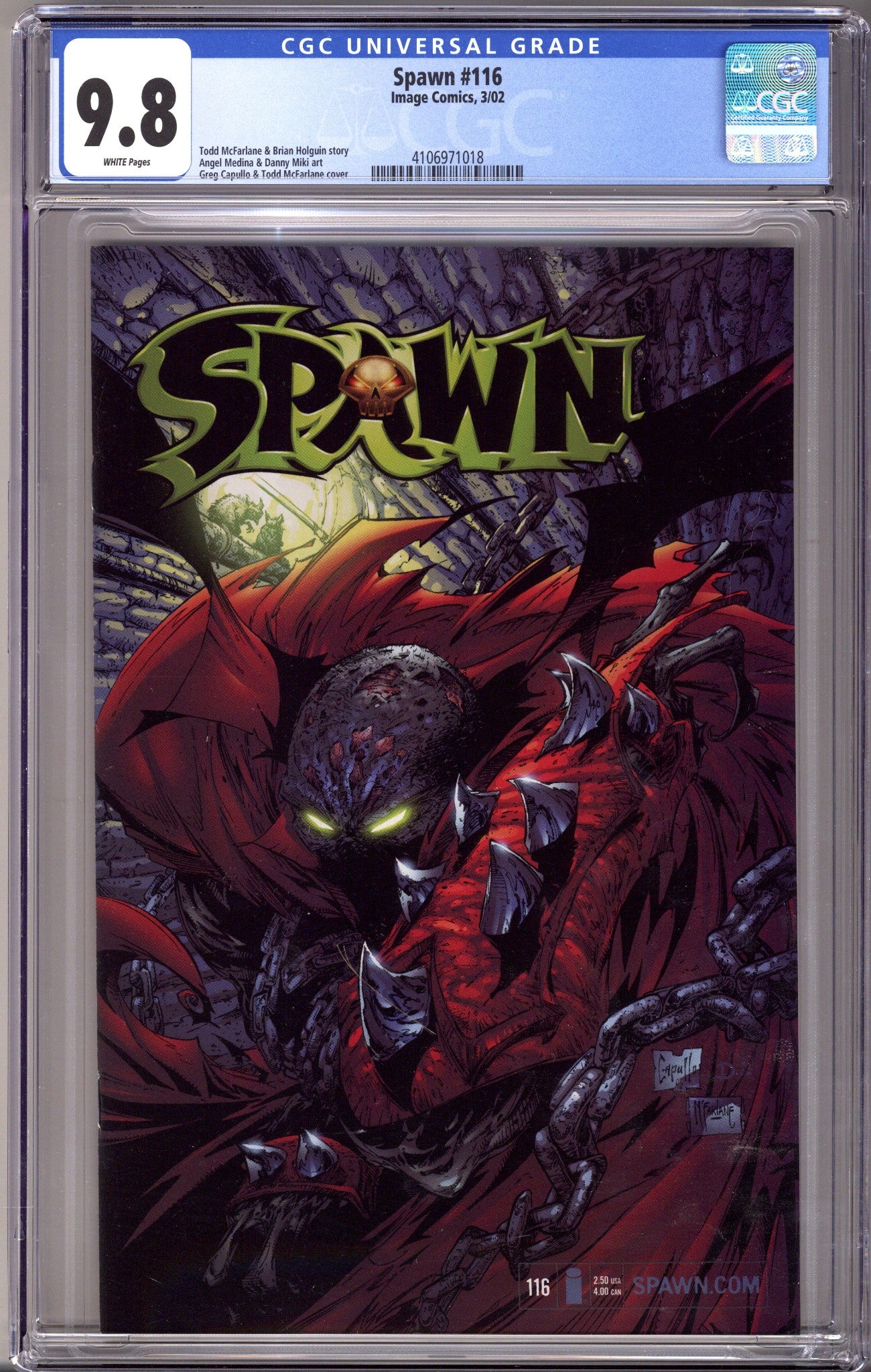 Spawn 116 CGC 9.8 (NM/M) (2002)