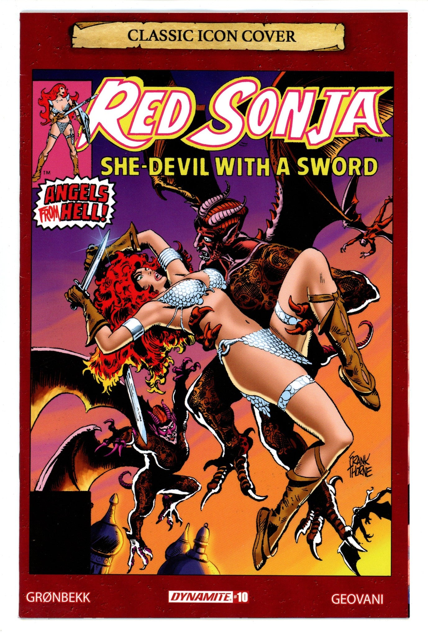 Red Sonja Vol 7 10 Thorne Incentive Variant (2024)