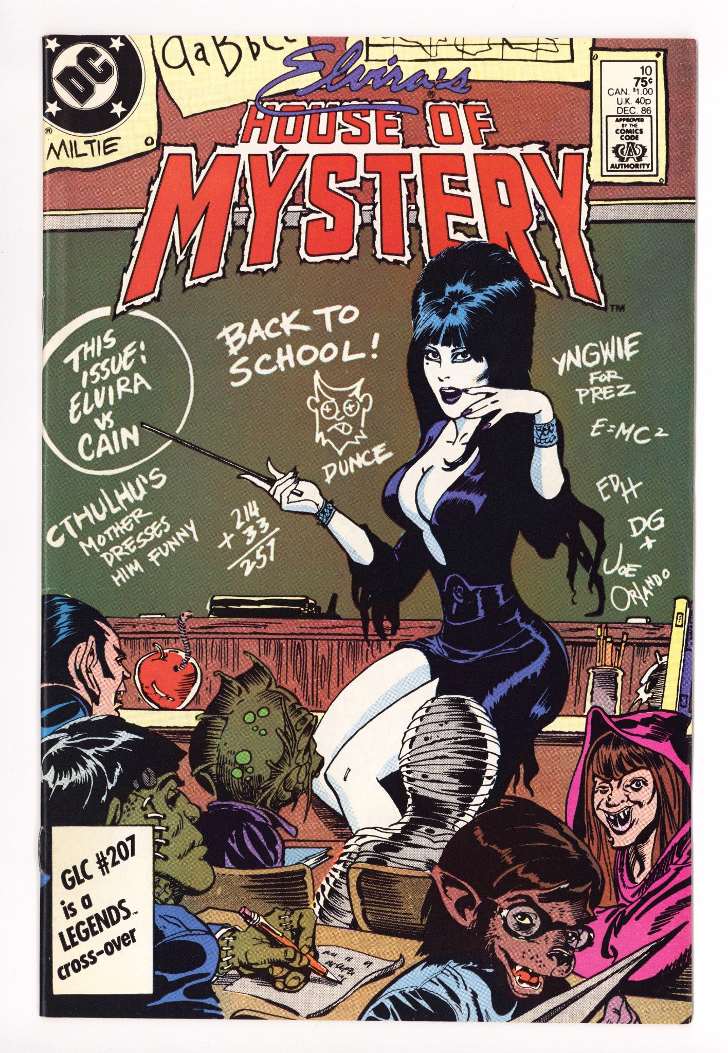 Elvira's House of Mystery 10 VF (8.0) (1986) 