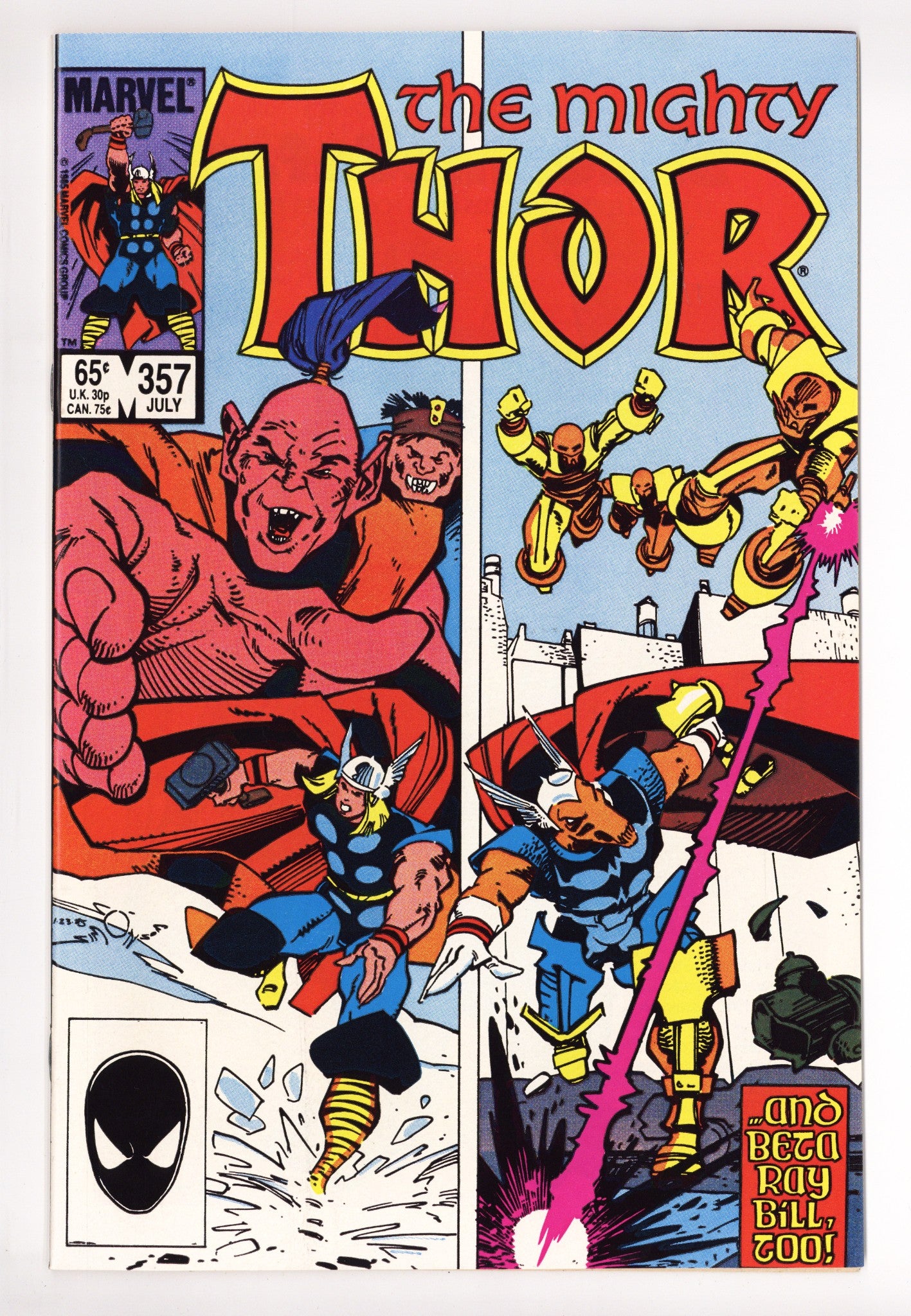Thor Vol 1 357 High Grade (1985) 