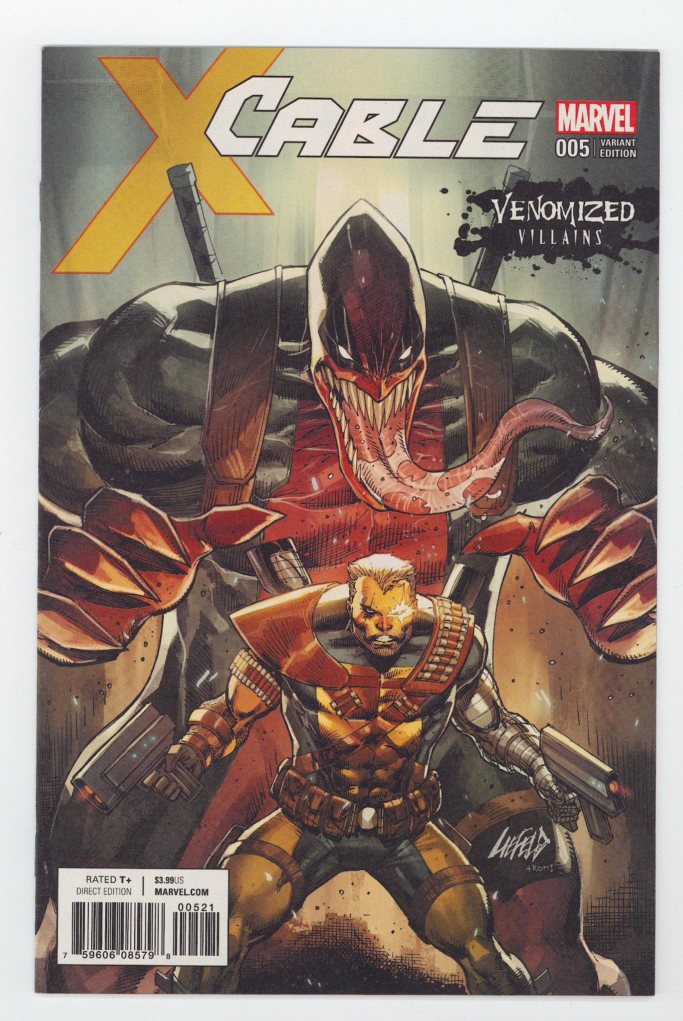 Cable Vol 3 5 High Grade (2017) Liefeld Variant 