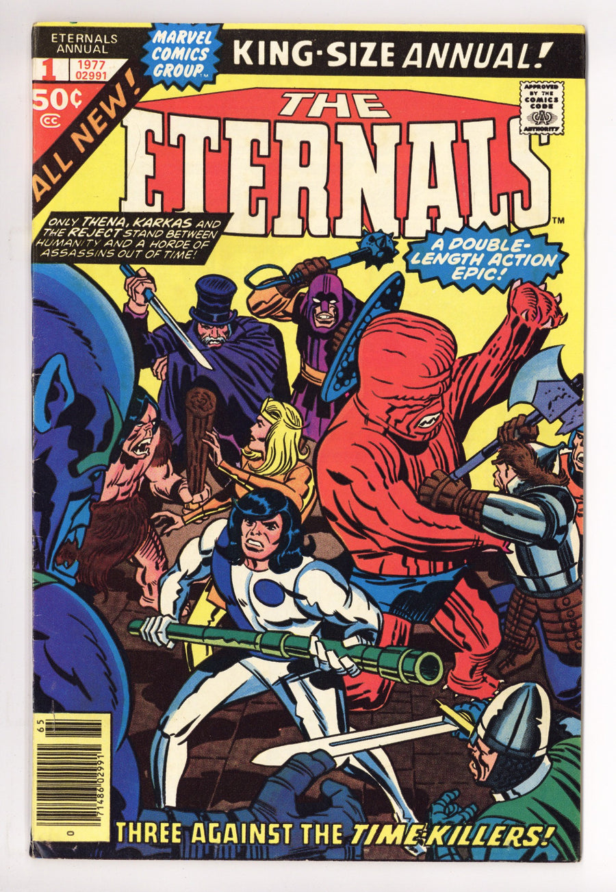 The Eternals Annual Vol 1 1 Mid Grade (1977) 