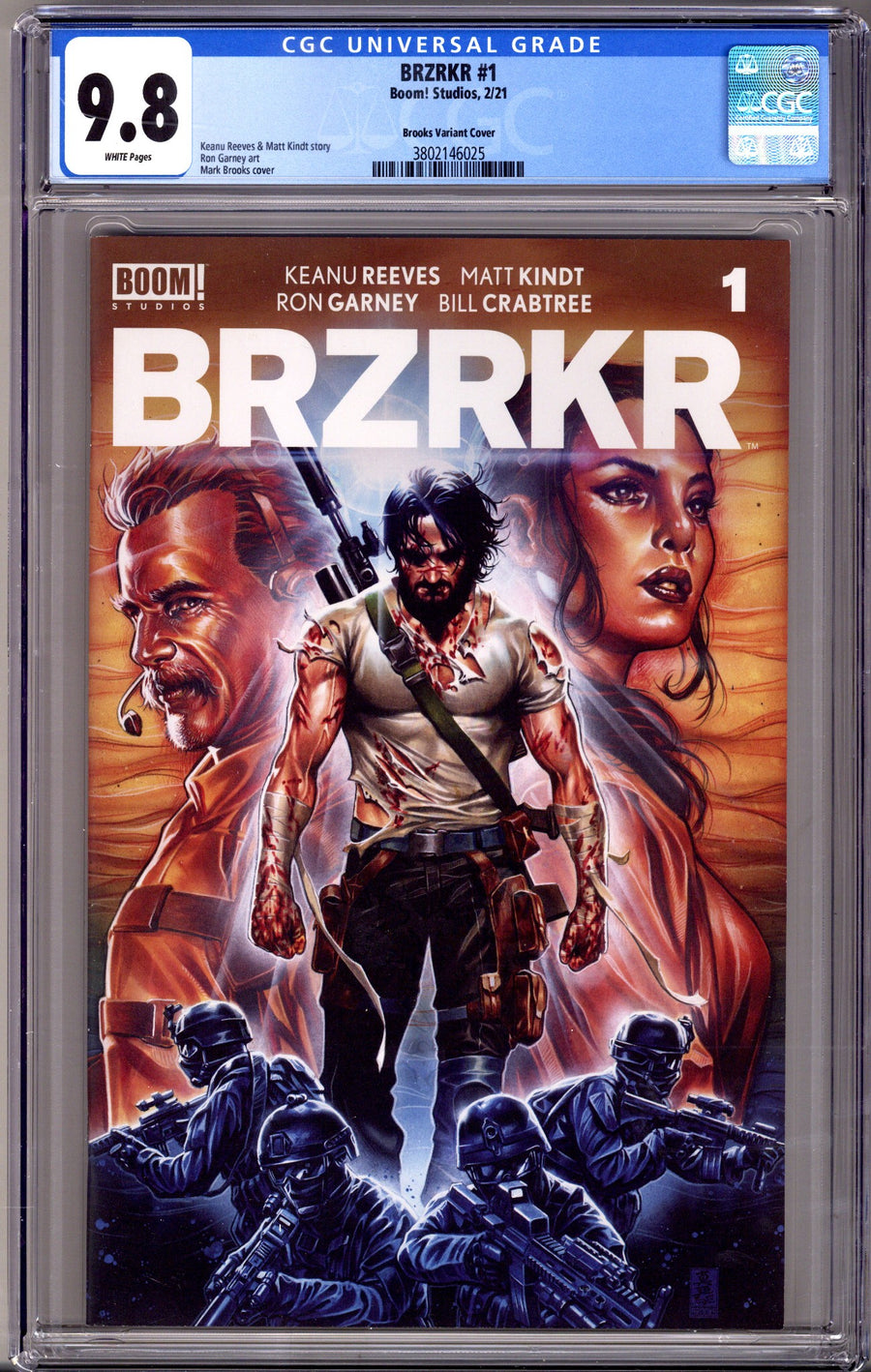 Brzrkr 1 CGC 9.8 (NM/M) (2021) Brooks Variant 