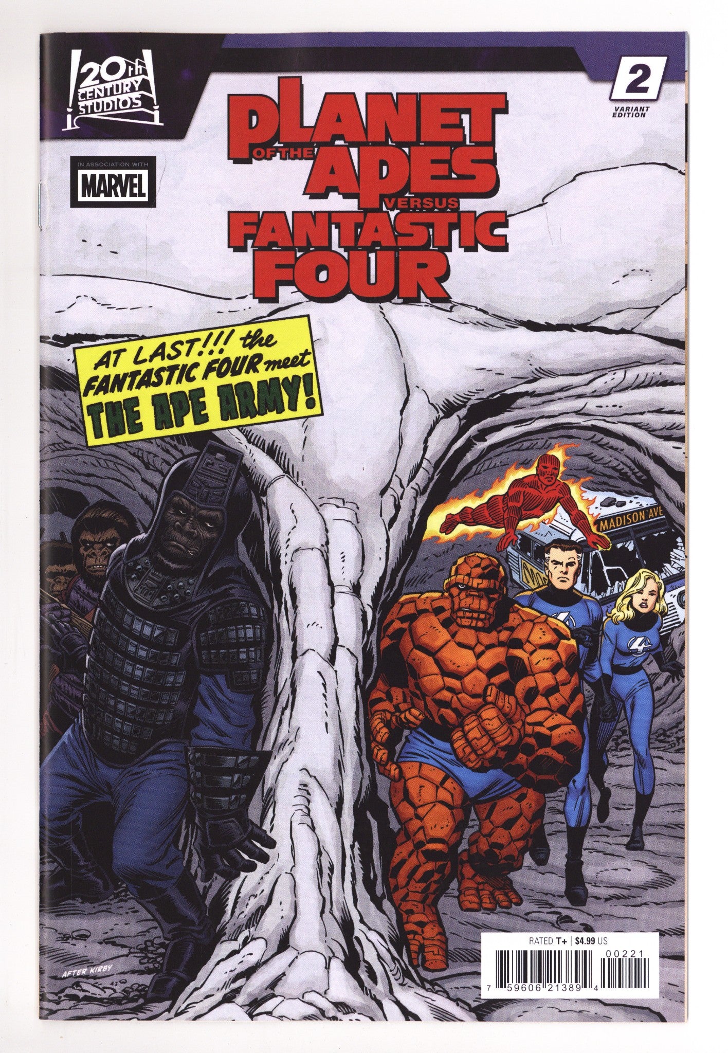 Planet Of The Apes Vs. Fantastic Four 2 Frenz Homage Variant (2026)