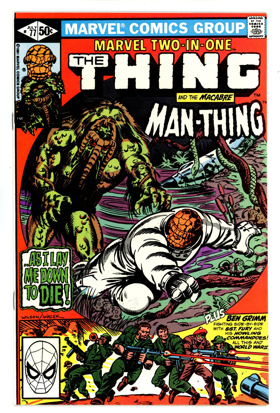 Marvel Two-in-One Vol 1 77 NM- (9.2) (1981) 