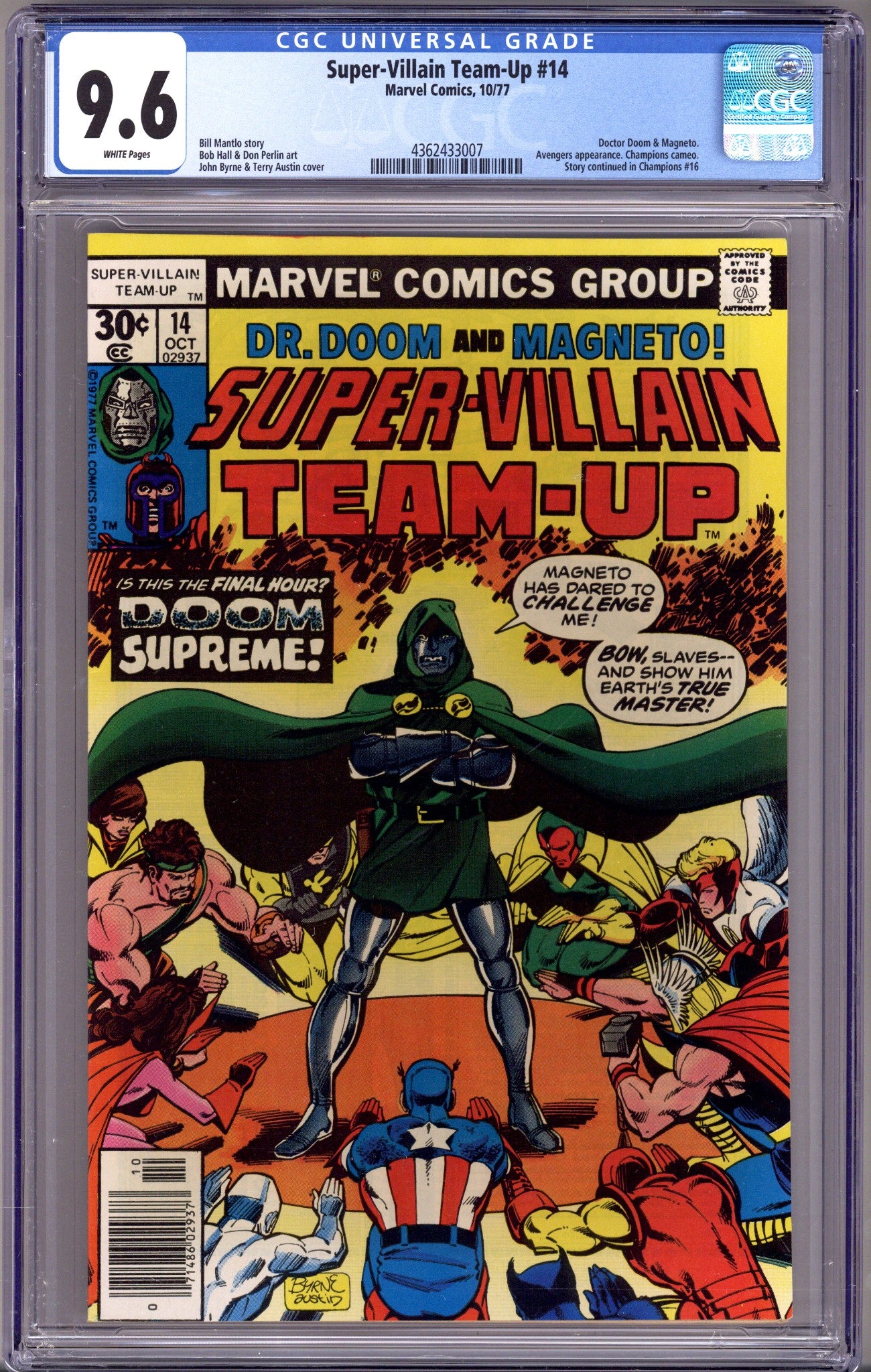 Super-Villain Team-Up 14 CGC 9.6 (NM+) (1977) 