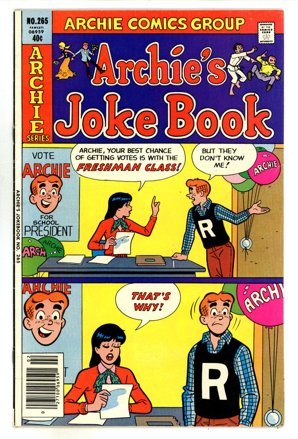 Archie's Joke Book Magazine 265 Mid Grade (1980)