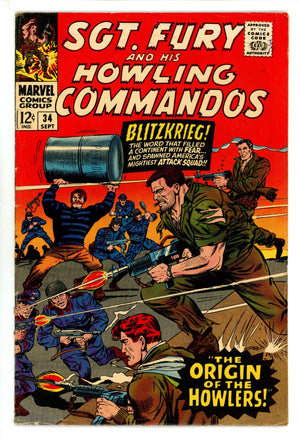 Sgt. Fury 34 FN- (5.5) (1966) 