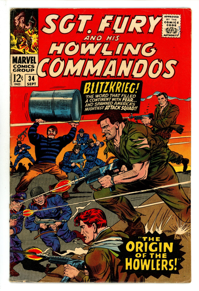 Sgt. Fury 34 FN- (5.5) (1966) 