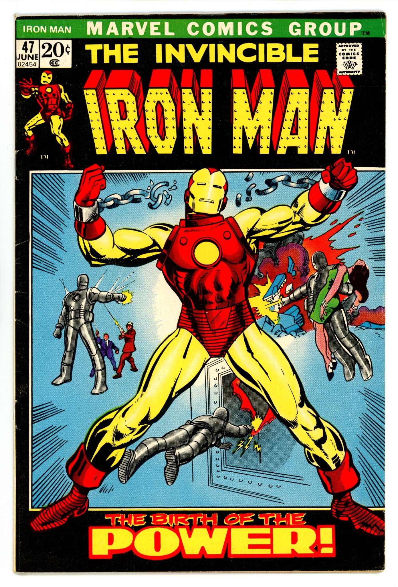 Iron Man Vol 1 47 FN+ (6.5) Apparent, Bottom Staple Detached (1972) 