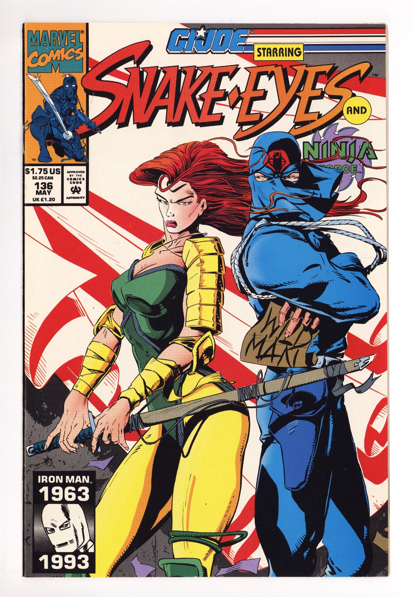 G.I. Joe, A Real American Hero 136 VF+ (8.5) (1993) 