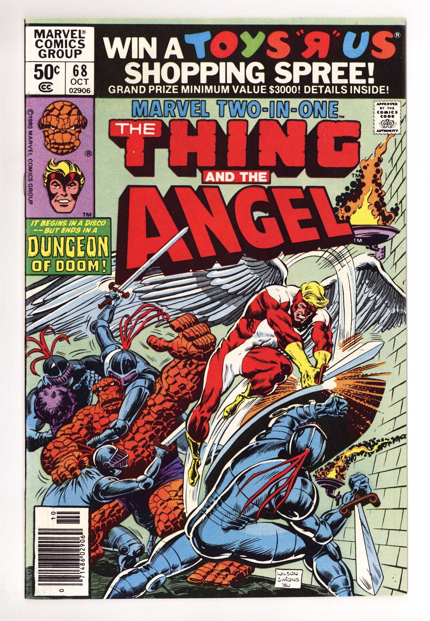 Marvel Two-in-One Vol 1 68 High Grade (1980) Newsstand 