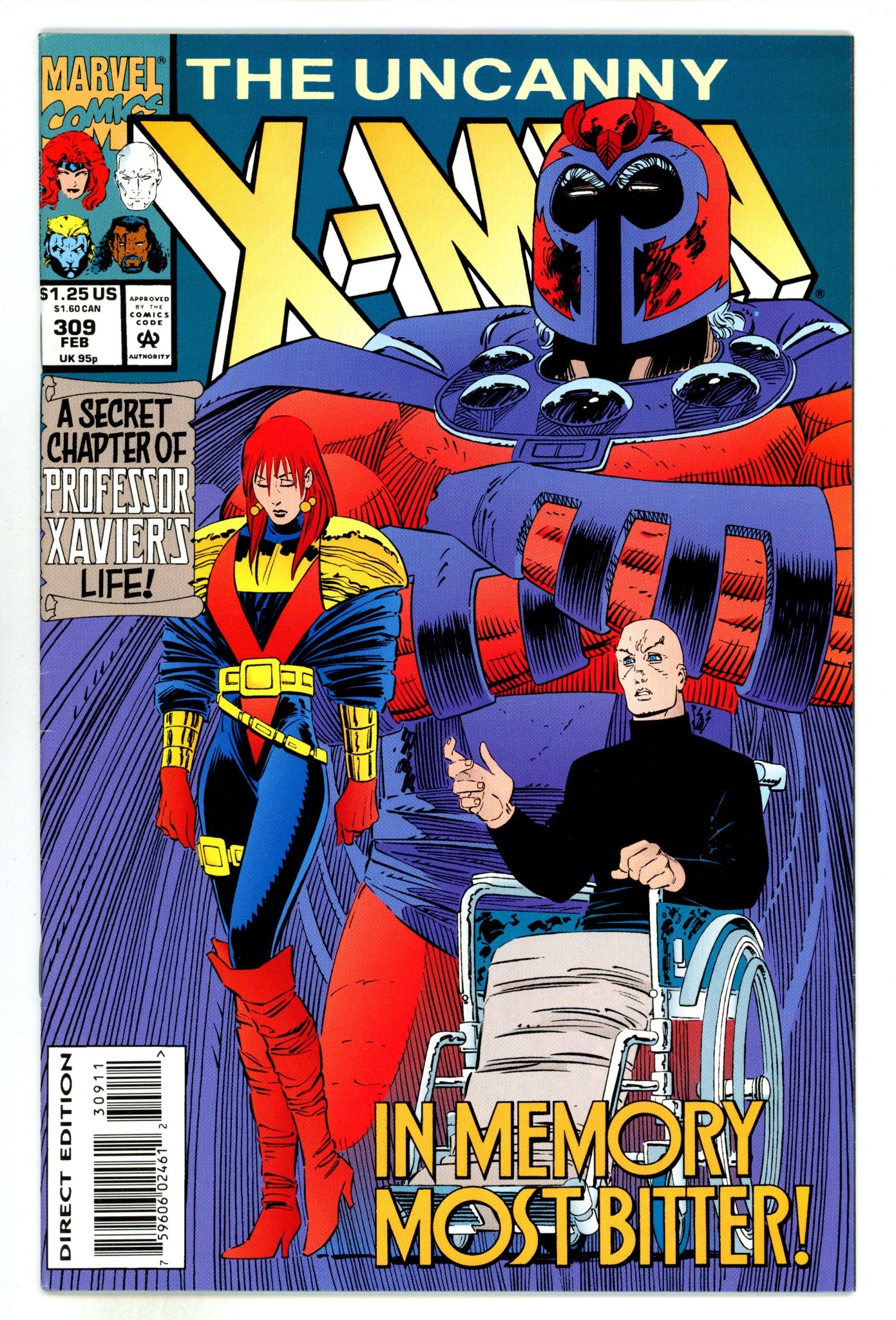 The Uncanny X-Men Vol 1 309  High Grade  (1994)  
