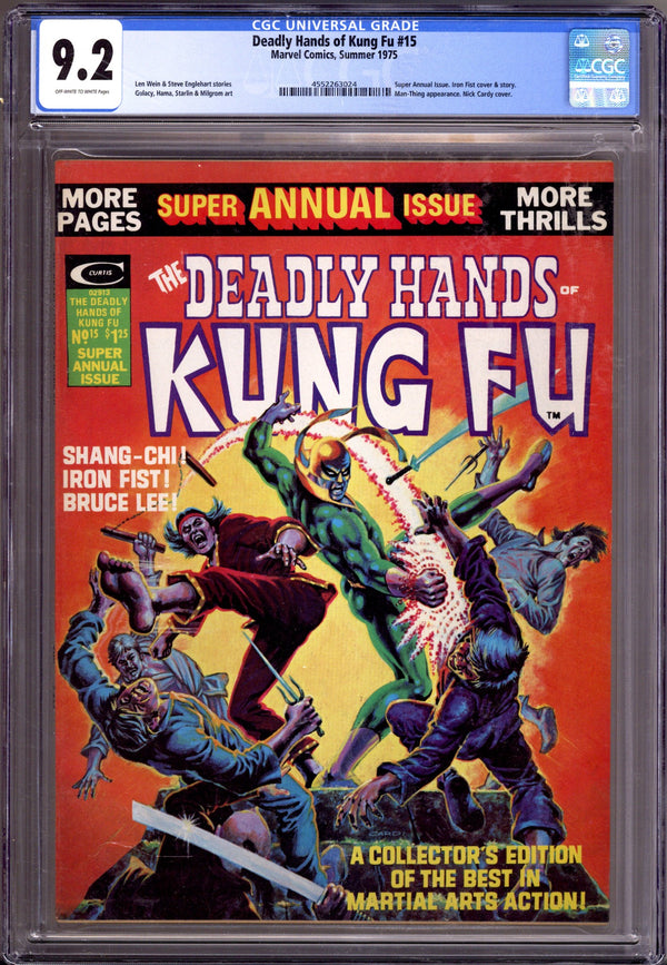 The Deadly Hands of Kung Fu Vol 1 15 CGC 9.2 (NM-) (1975)