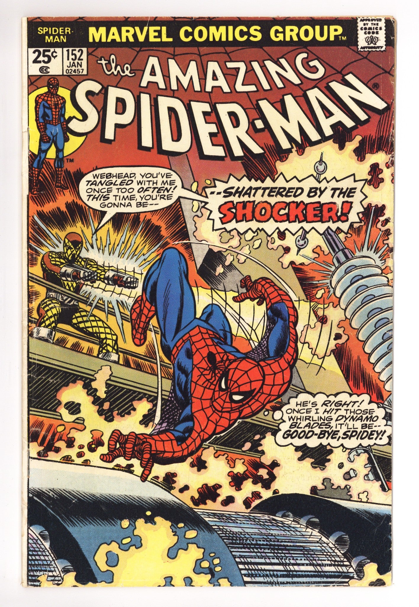 The Amazing Spider-Man Vol 1 152 VG+ (4.5) (1976) 