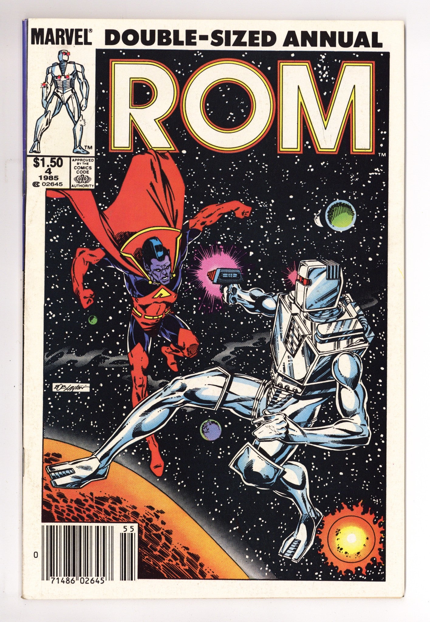 Rom Annual Vol 1 4 Mid Grade (1985) Canadian Price Variant 