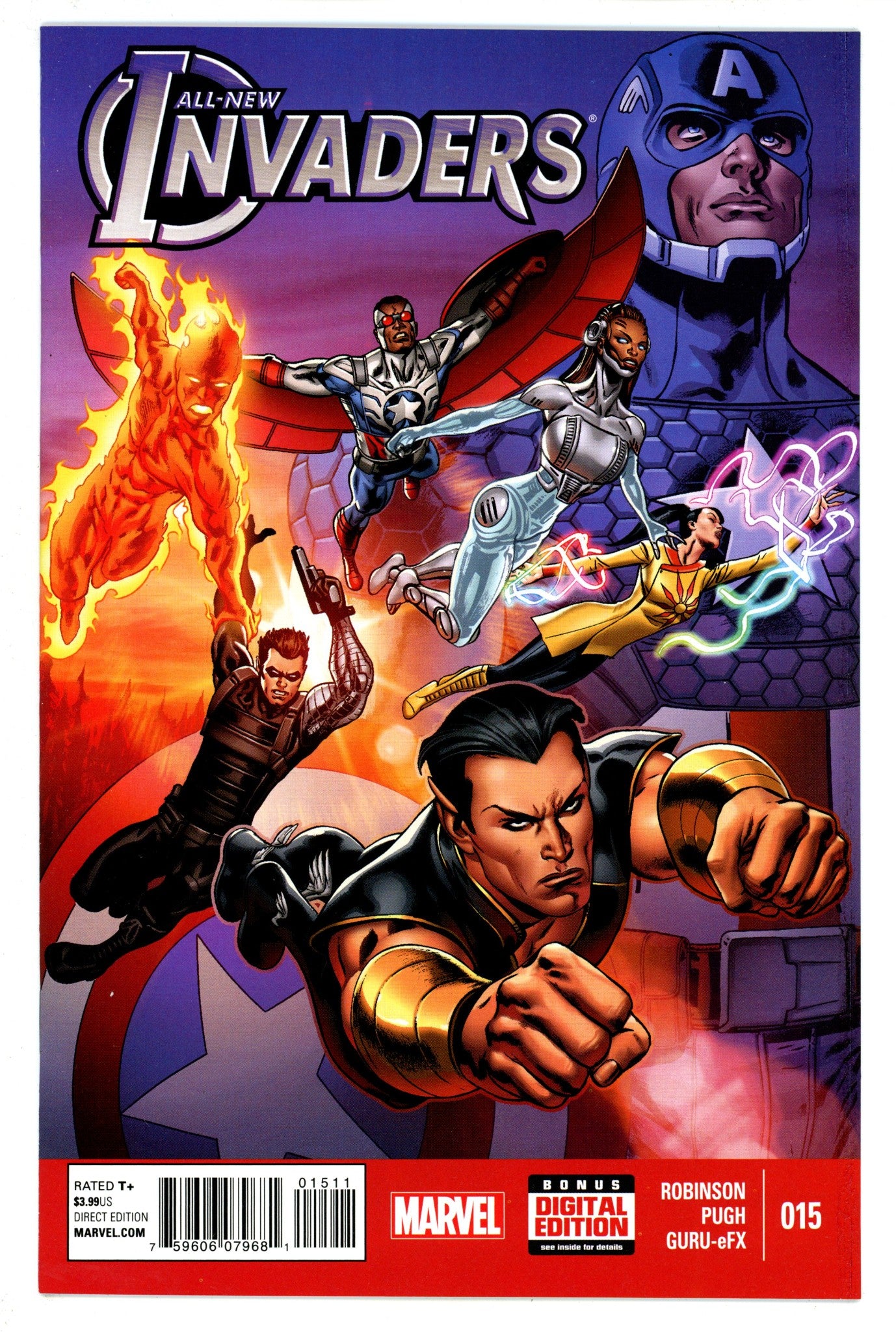 All-New Invaders 15 High Grade (2015) 