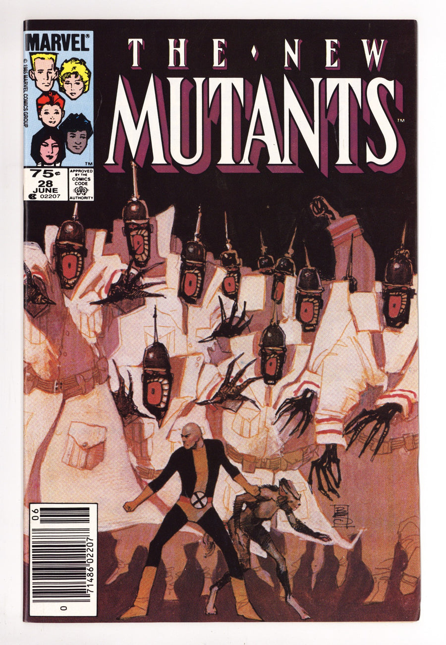 The New Mutants Vol 1 28 VF/NM (9.0) (1985) Canadian Price Variant 