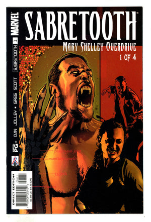 Sabretooth: Mary Shelley Overdrive 1 High Grade (2002)