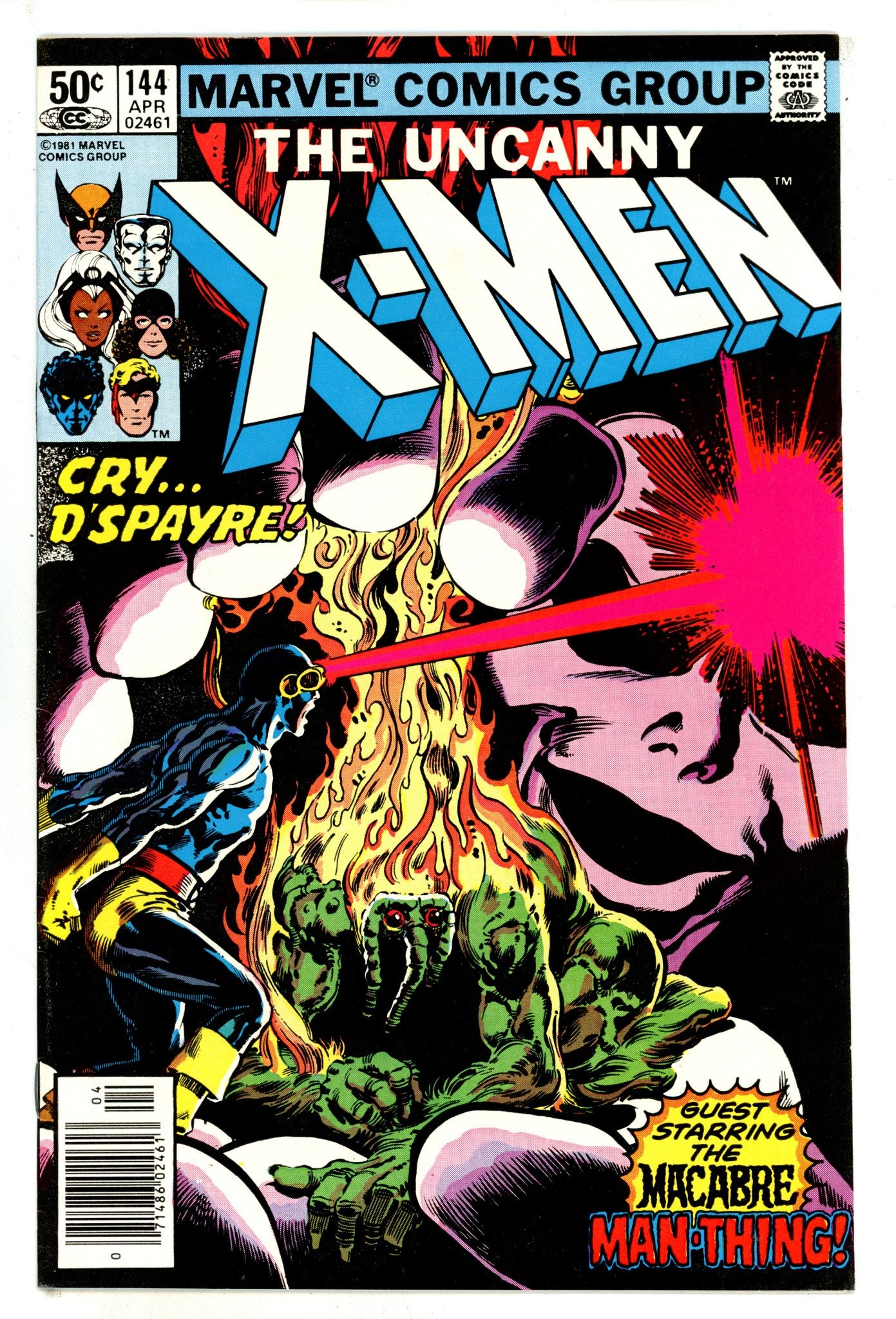 The Uncanny X-Men Vol 1 144 VF- (7.5) (1981) Newsstand 