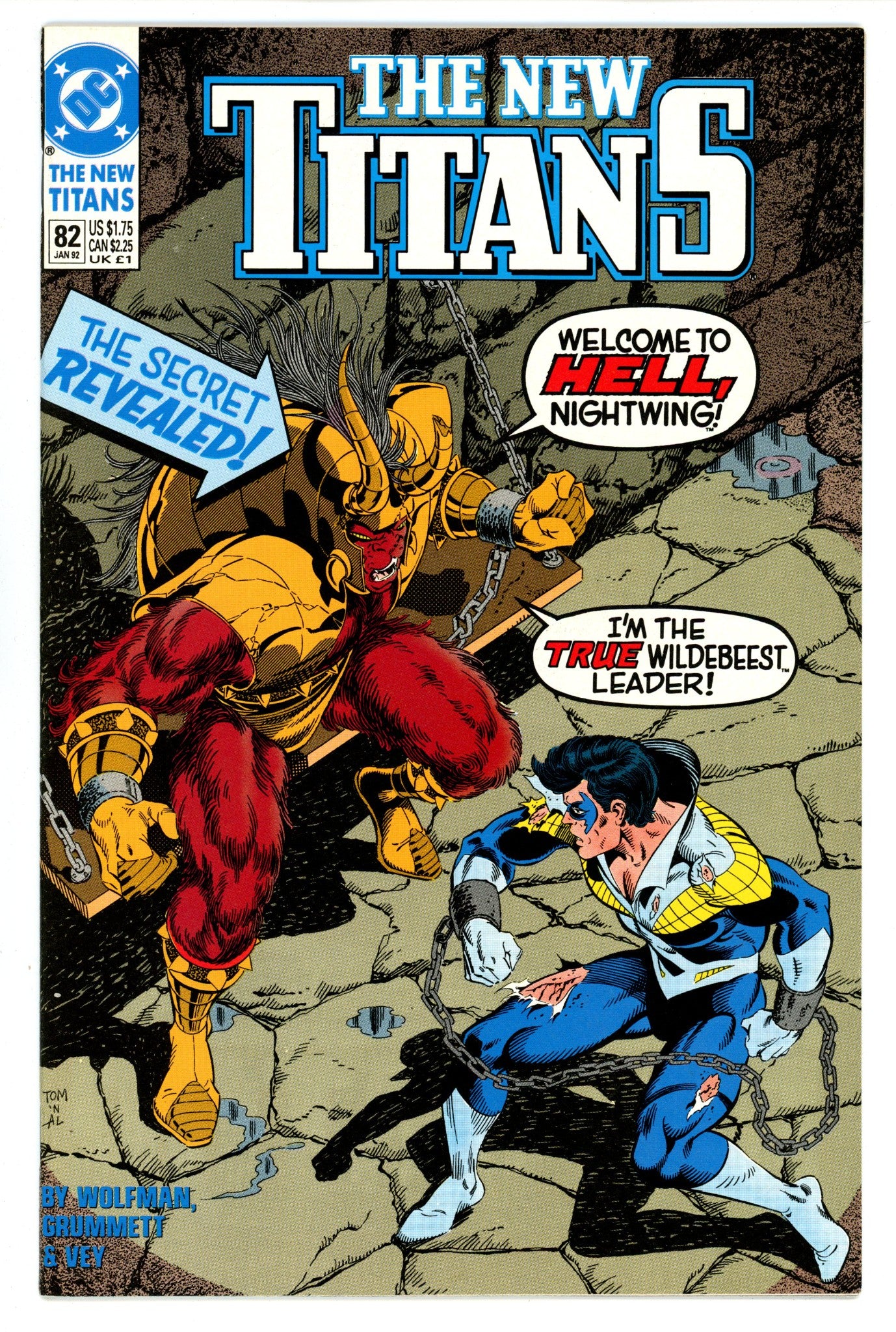 The New Titans 82 High Grade (1992) 
