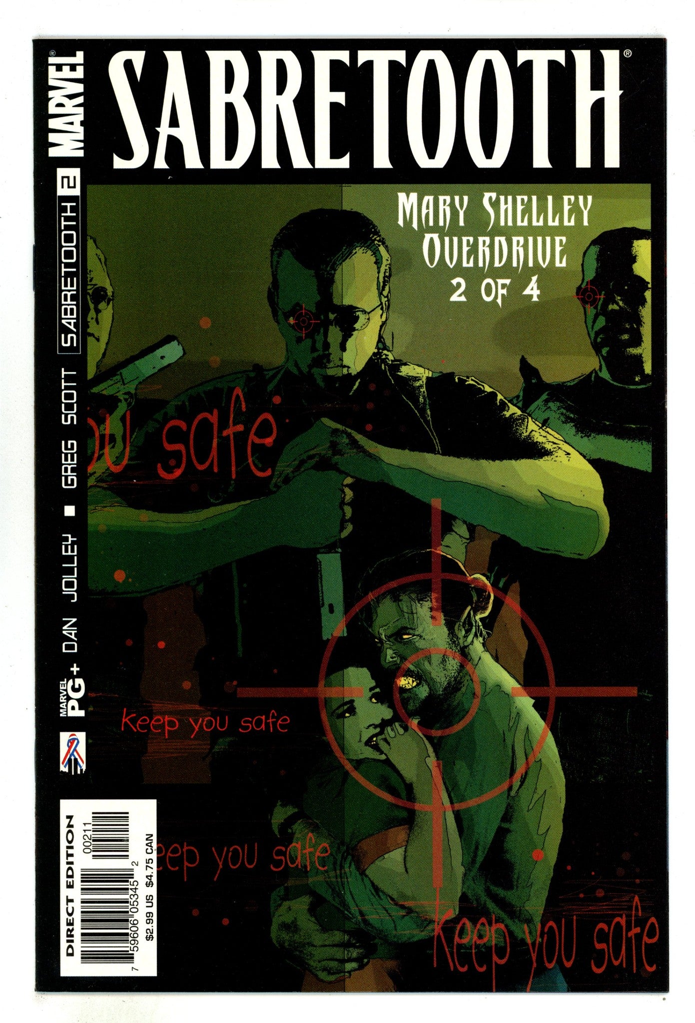 Sabretooth: Mary Shelley Overdrive 2 High Grade (2002) 