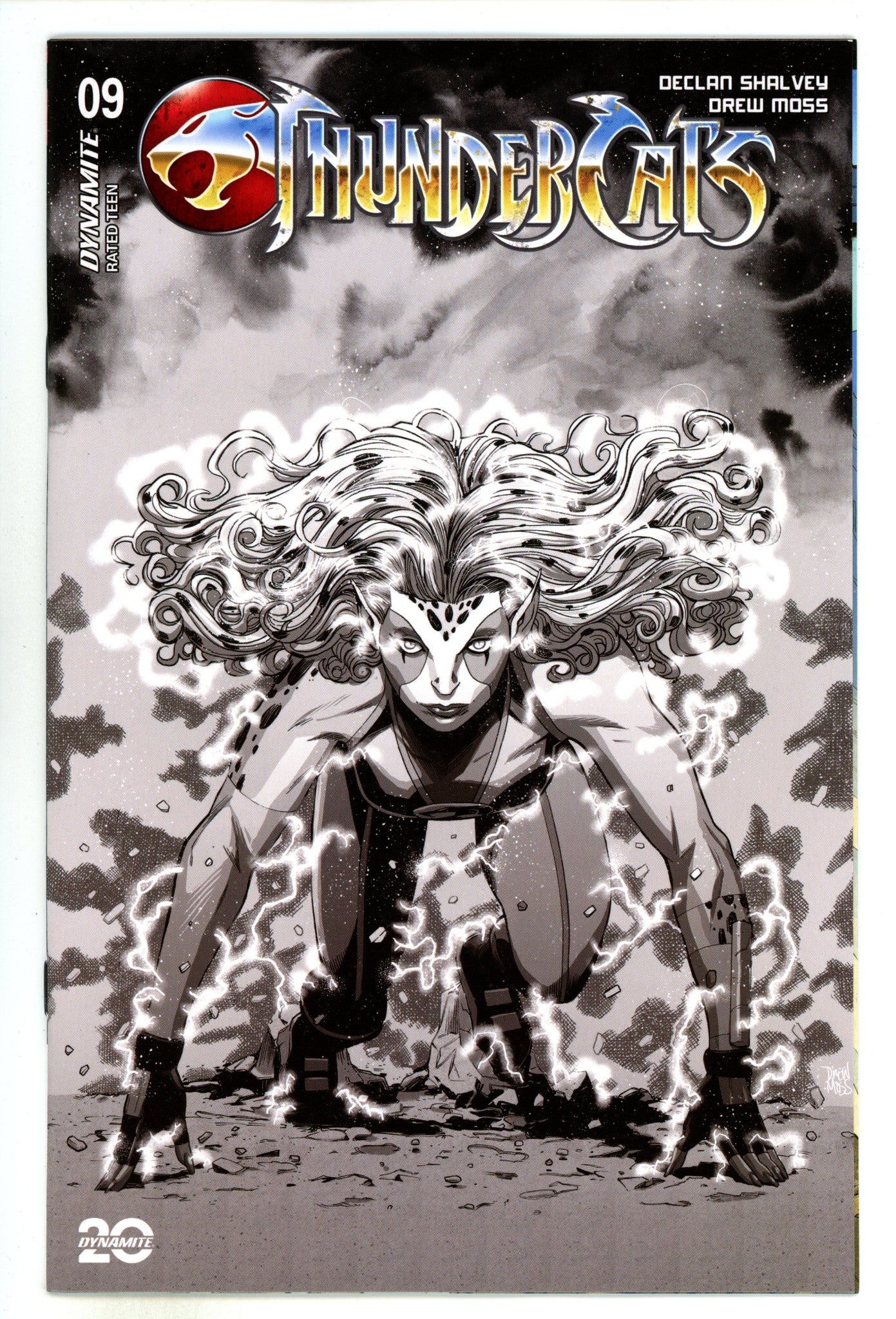 Thundercats  9 Moss  B&W Incentive Variant  (2024)
