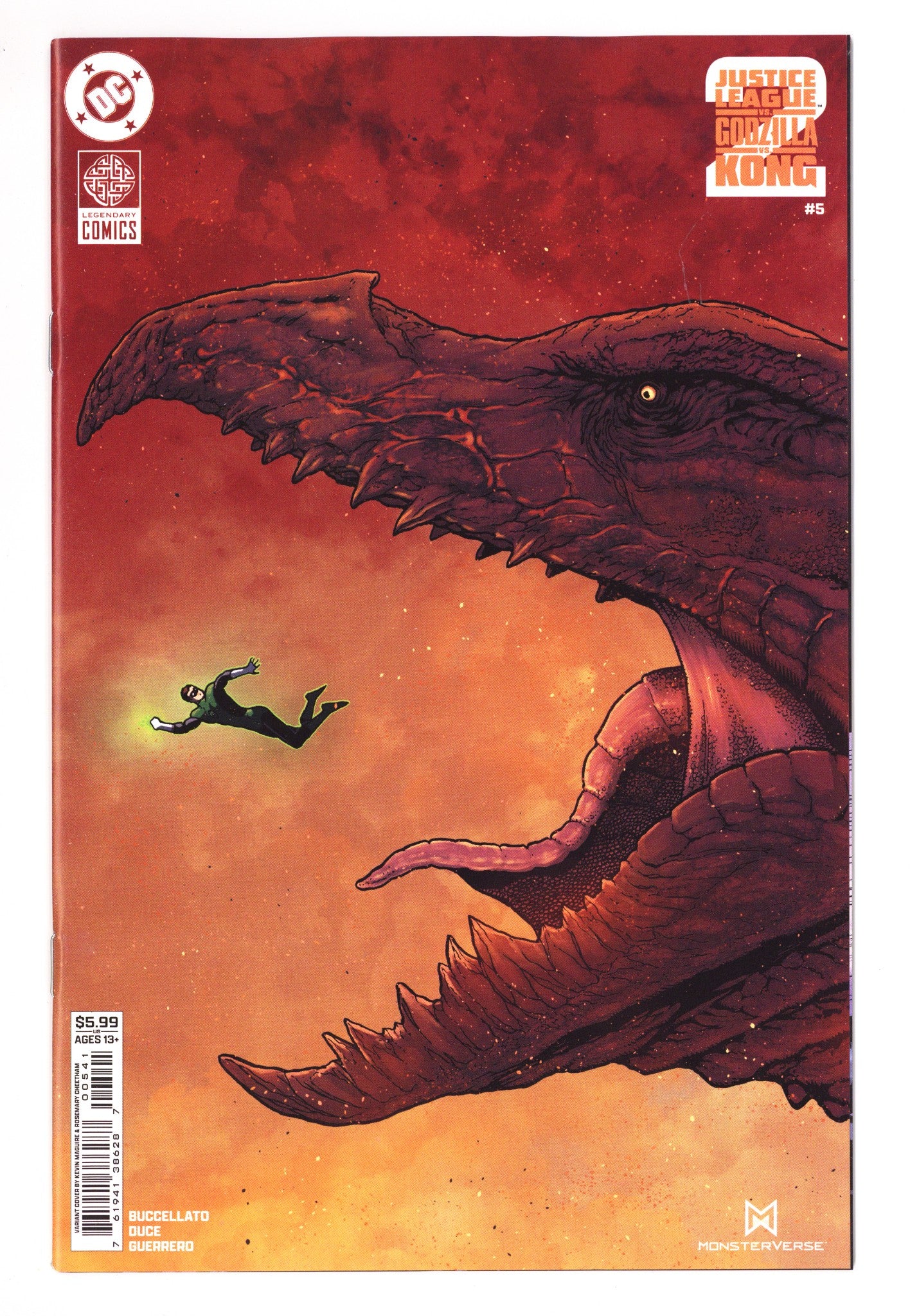 Justice League Vs Godzilla Vs Kong 2 5 Maguire Variant (2025)