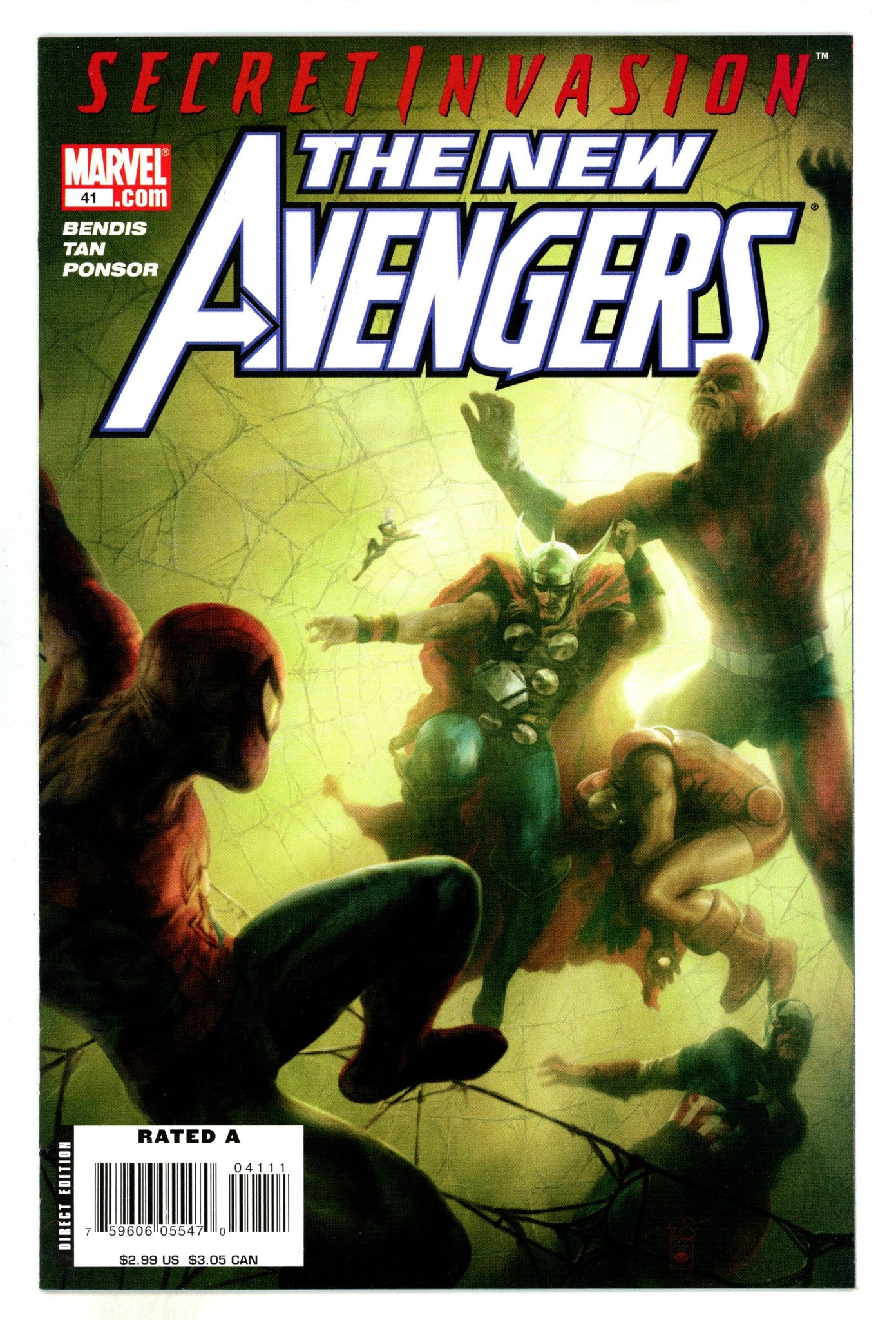 New Avengers Vol 1 41  High Grade  (2008)  