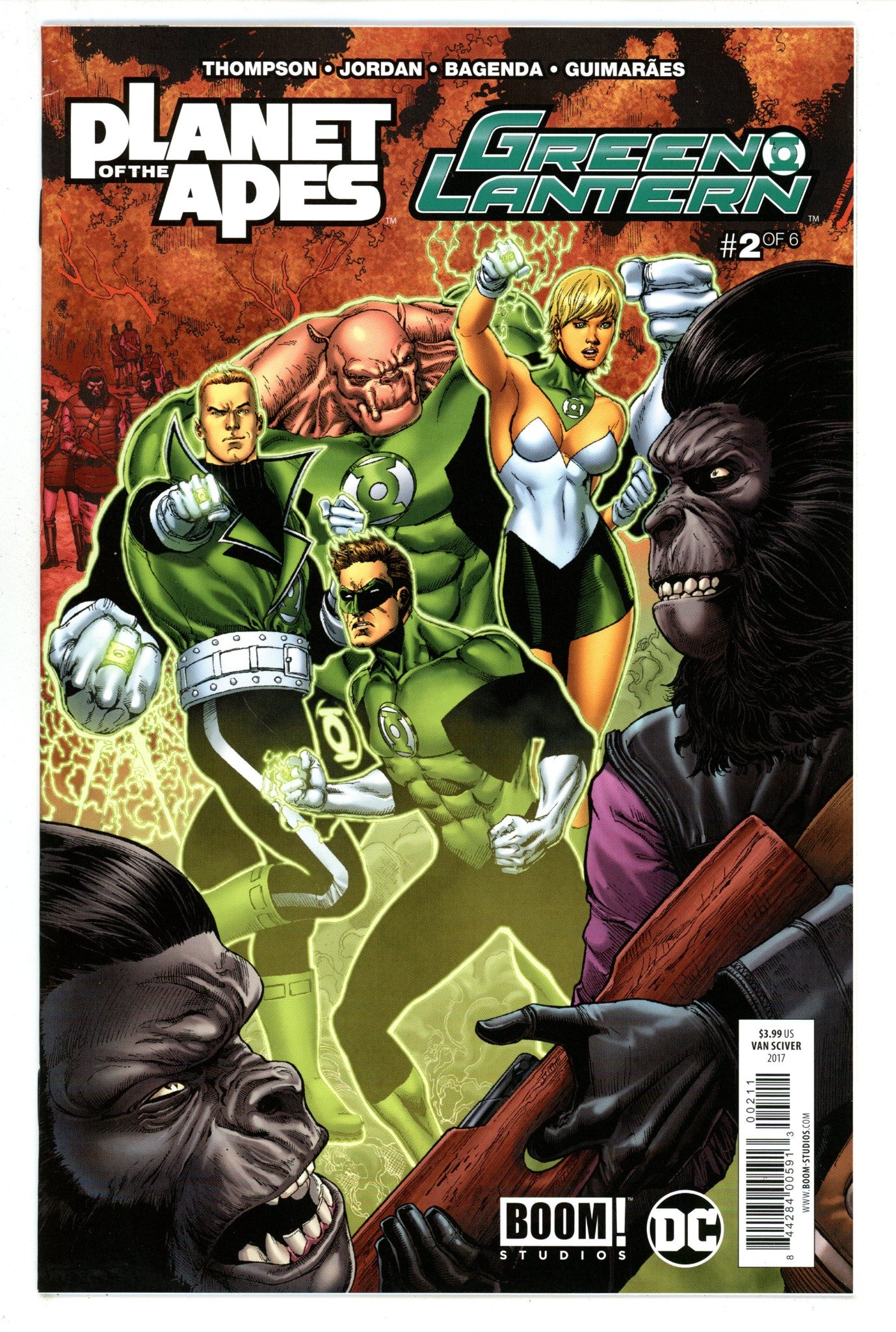 Planet of the Apes / Green Lantern Vol 2 2 High Grade (2017) 