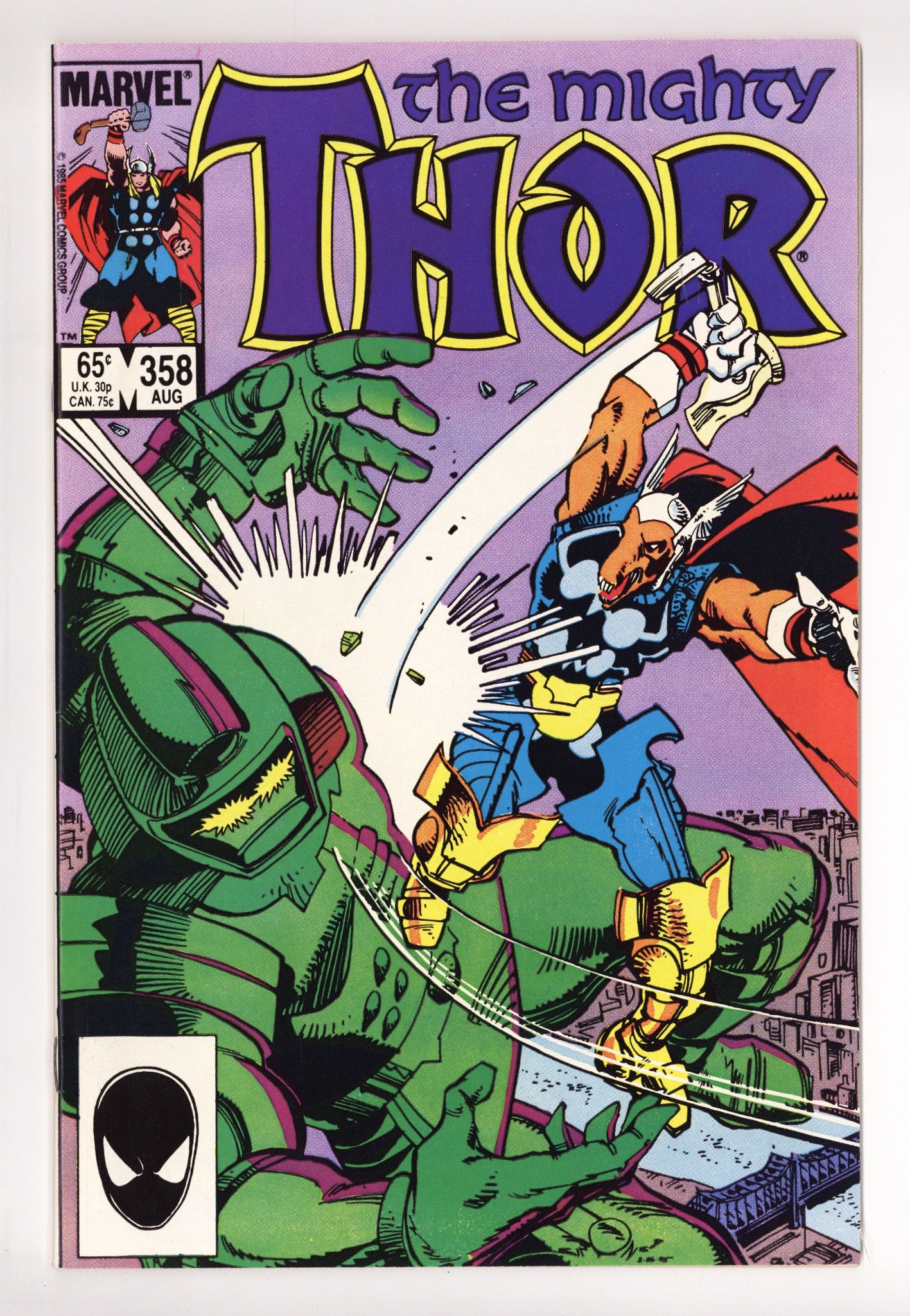 Thor Vol 1 358 High Grade (1985) 