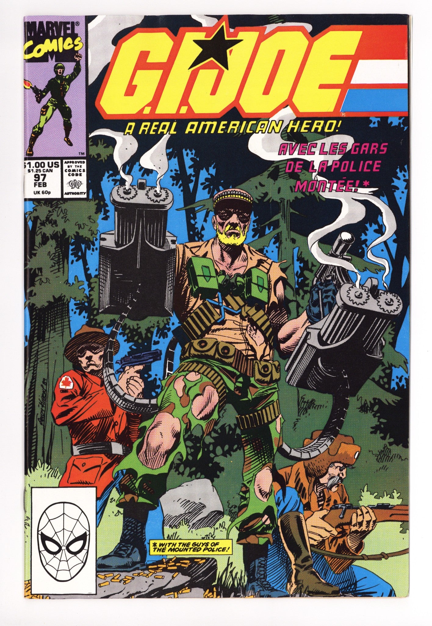 G.I. Joe, A Real American Hero 97 NM- (9.2) (1990) 