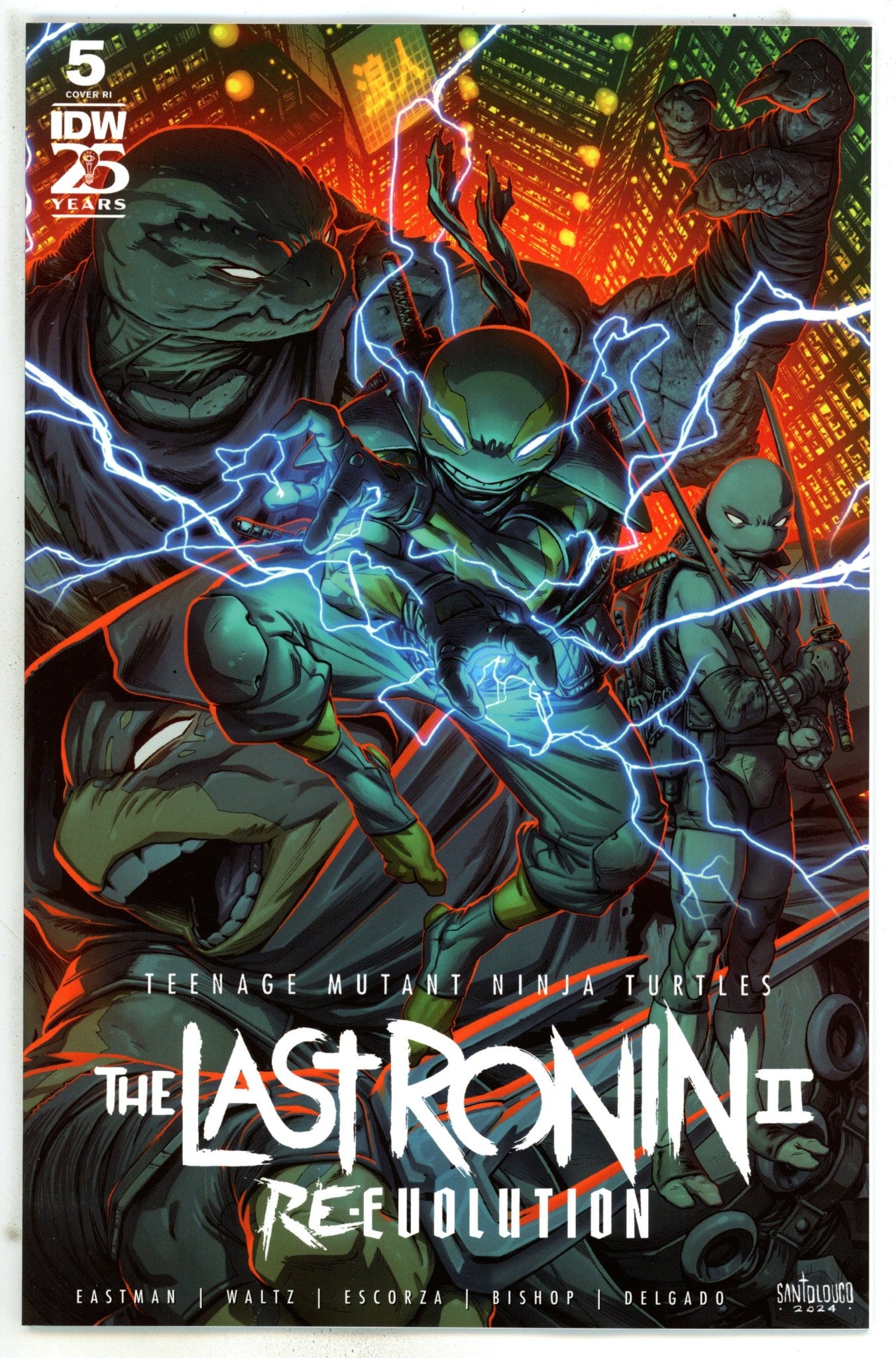Teenage Mutant Ninja Turtles: The Last Ronin II - Re-Evolution 5 Santolouco Incentive Variant NM (2025)