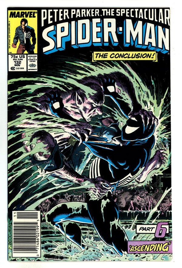 The Spectacular Spider-Man Vol 1 132 VF+ (8.5) (1987) Newsstand
